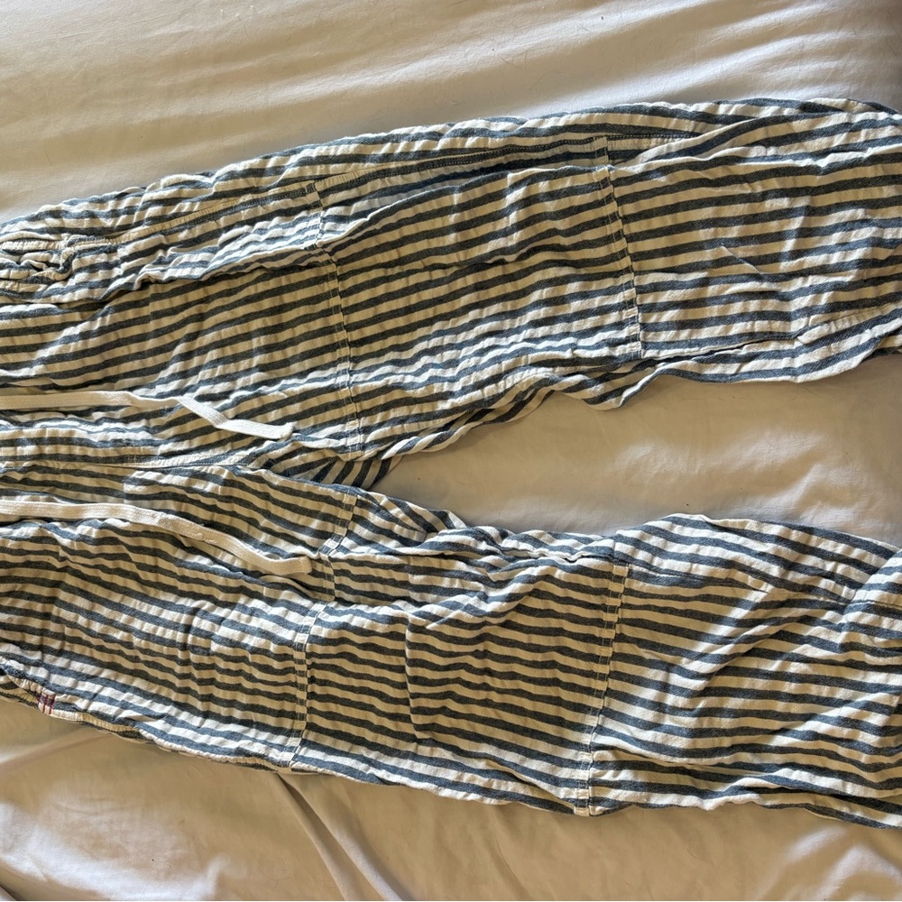 Striped Linen Pants